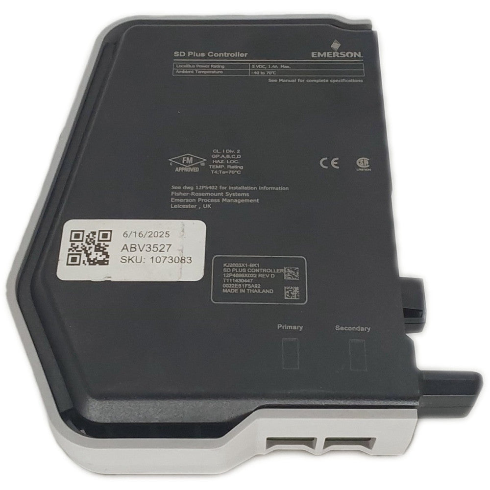 Emerson DeltaV KJ2003X1-BK1 SD Plus Controller Rev D - Process Control DCS
