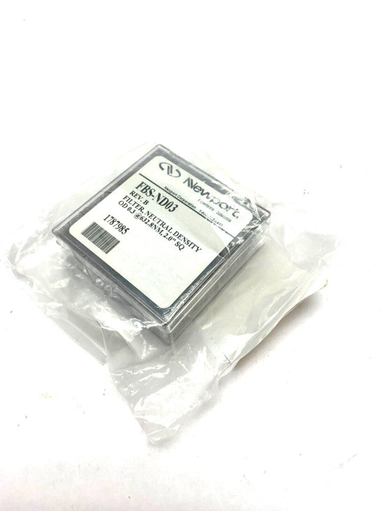 Newport FBS-ND03 Rev. B Neutral Density Filter OD 0.3 @632.8NM 2.0" SQ
