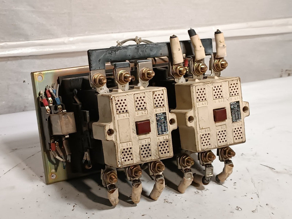 Fuji SC-N6RM[125] Reversible Magnetic Contactor, CX24E Coil, AC1 150A,600vac Max