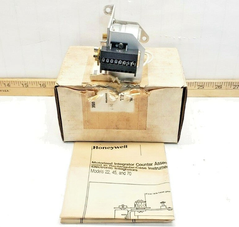 NEW HONEYWELL MOTORIZED INTEGRATOR COUNTER ASSEMBLY 120 VAC 60 HZ  30752735-007