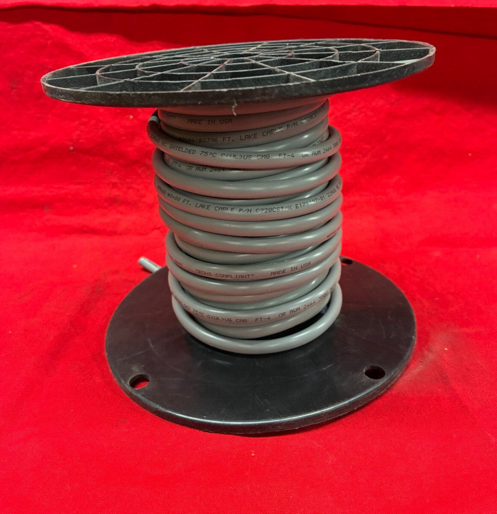 VANDOR CORP. REEL OPTIONS MULTICONDUCTOR CABLE 6-1/2X1.875 LENGTH: 125 FT