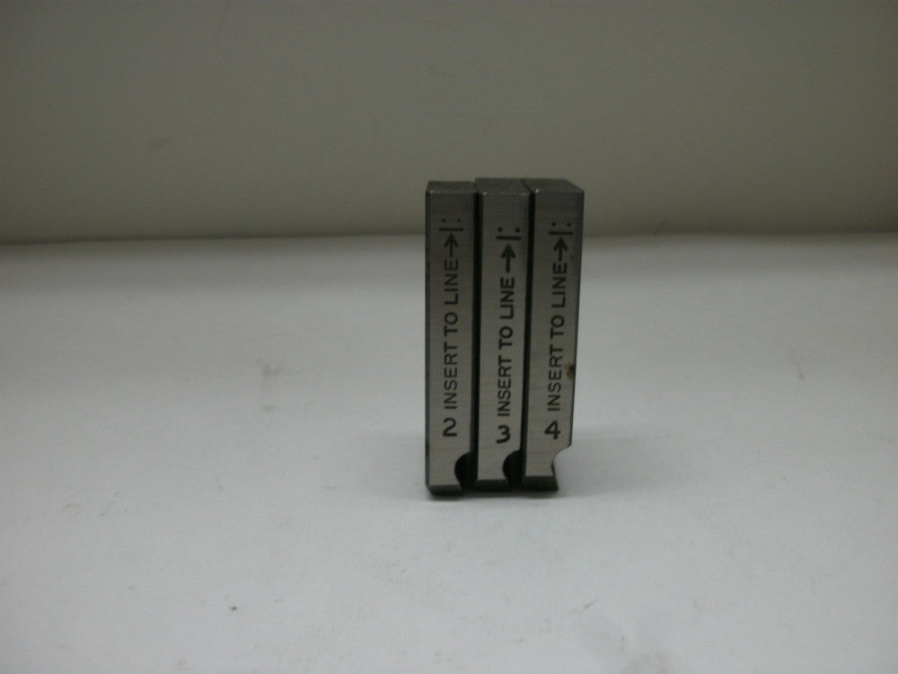 RIGID 50770 PIPE DIES 2,3,4 1" NPT RIGHT HAND 500 HS SS 1 (LOT OF 3 ) NEW NO BOX