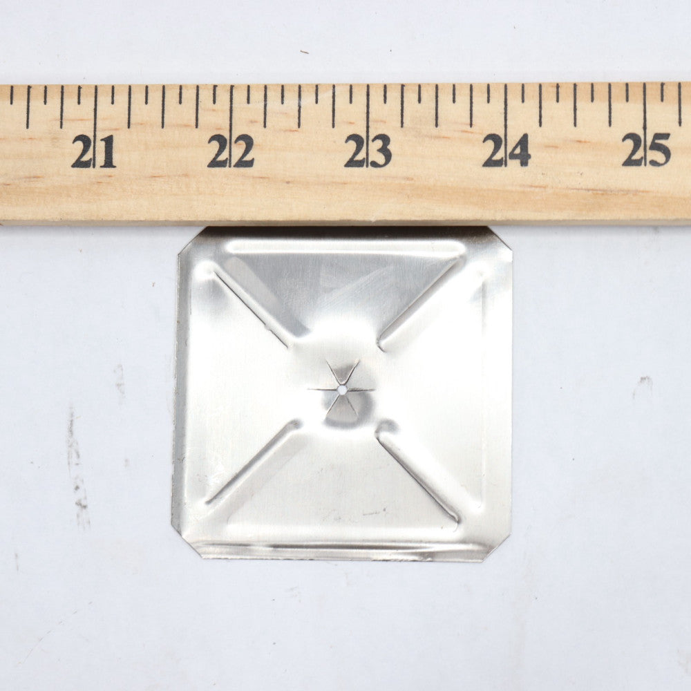(10-Pk) Square Self Locking Washer Washer Stainless Steel 14 Gauge 2-1/2"
