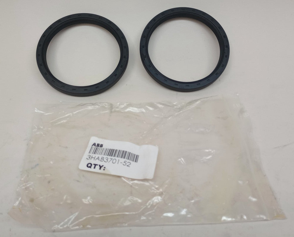 ABB 3HAB3701-52 Radial Seal With Dust Lip 75mm ID X 90mm OD X 8mm W (Pack of 2)
