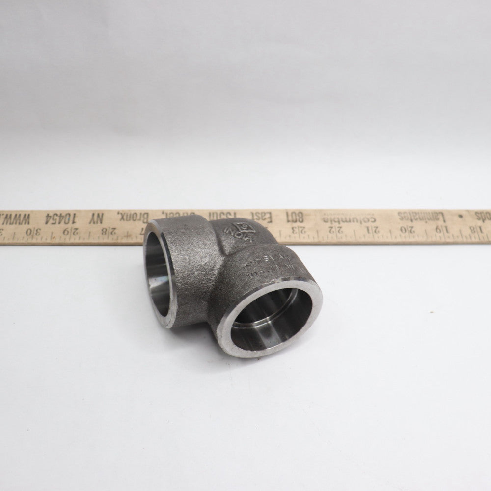 90 Degrees Elbow Forged Steel Class 3000 1-1/2"