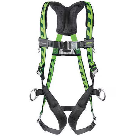 Honeywell Miller Ac-Qc-D/S/Mgn Aircore(Tm) Full Body Harness, S/M, 400 Lb.,
