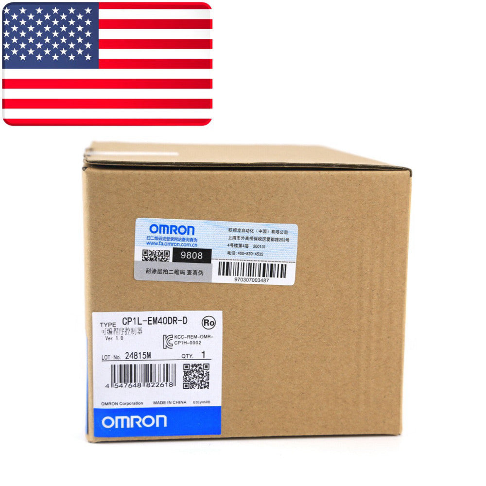 NEW Omron PLC CP1L-EM40DR-D CP1LEM40DRD - US Stock