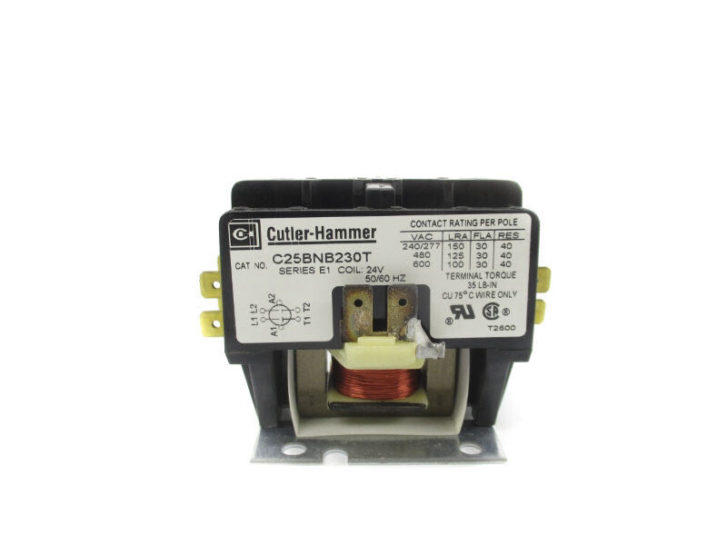 CUTLER HAMMER C25BNB230T SER. E1 24V UNMP