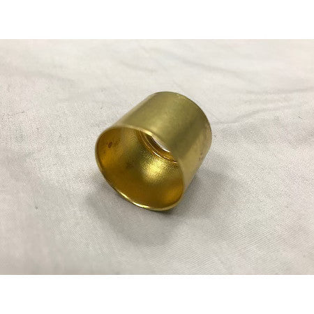 Globe Commercial Products B-550-Sp1-S Crimp Hose Ferrule,0.484"L,Brass,Pk25
