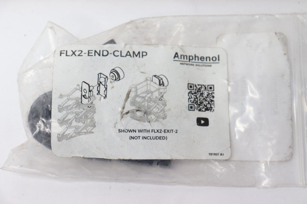Amphenol Flextrax End Clamp Black 2" FLX2-END-CLAMP