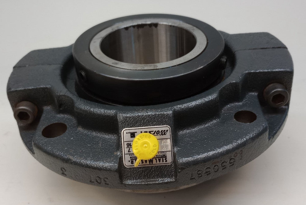 SealMaster RFP 307 Used Flange Mount Roller Bearing 3-7/16" Bore Tapered 4 Bolt