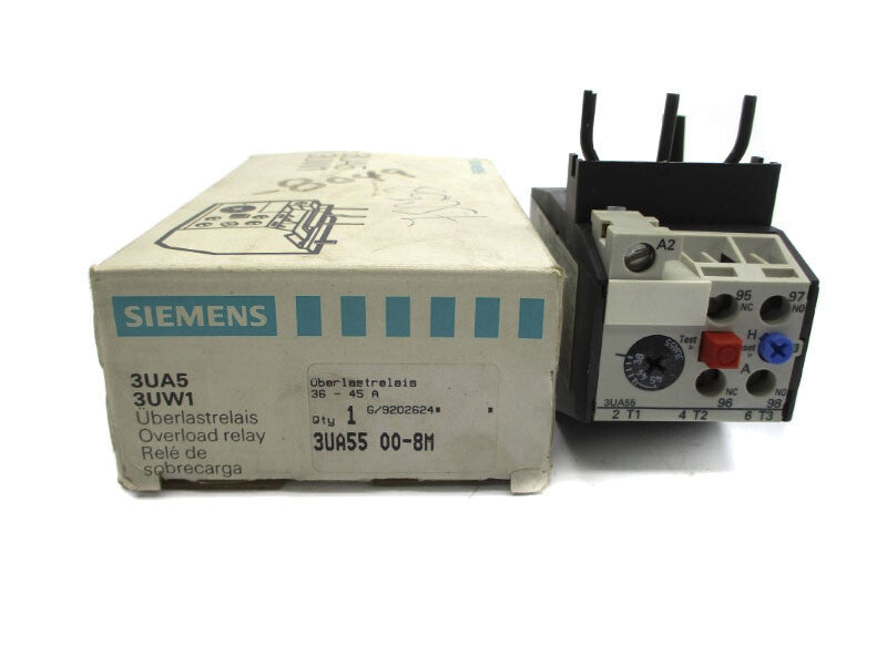 SIEMENS 3UA5500-8M 600VAC 36-45A NSMP