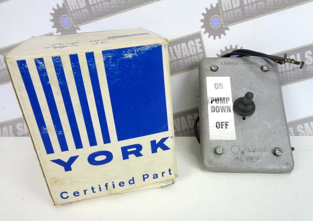 YORK - NEW - EXPLOSION PROOF - TOGGLE SWITCH COVER PLATE 366-44750