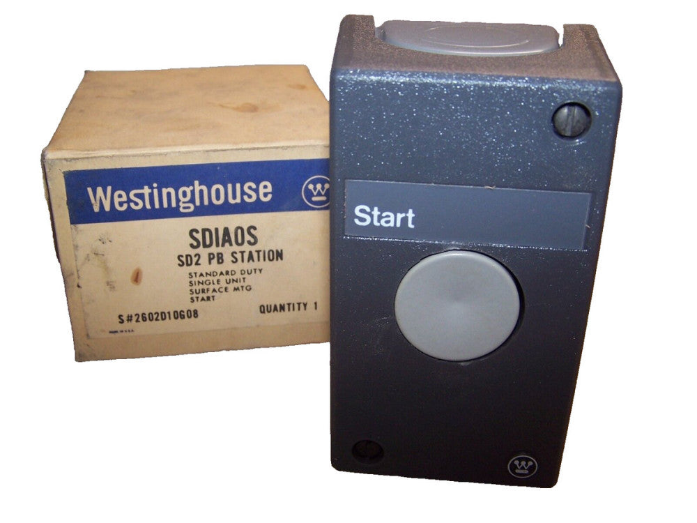 NEW WESTINGHOUSE SD2 START PUSHBUTTON STATION  SDIAOS