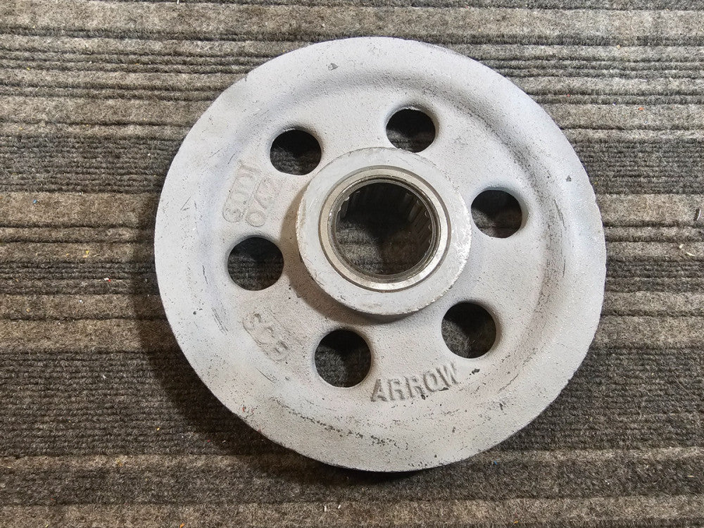 SCF ARROW SHEAVE 3001042 2-1/4" BORE 6-HOLE, 10-3/4" OD GRAY