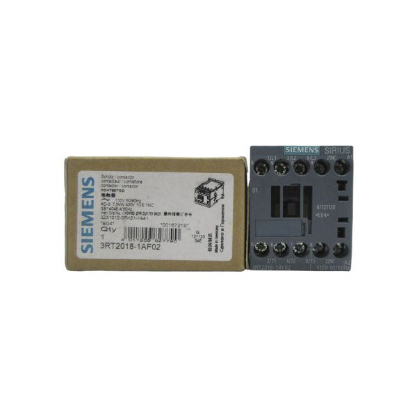 SIEMENS 3RT2018-1AF02 110V NSMP