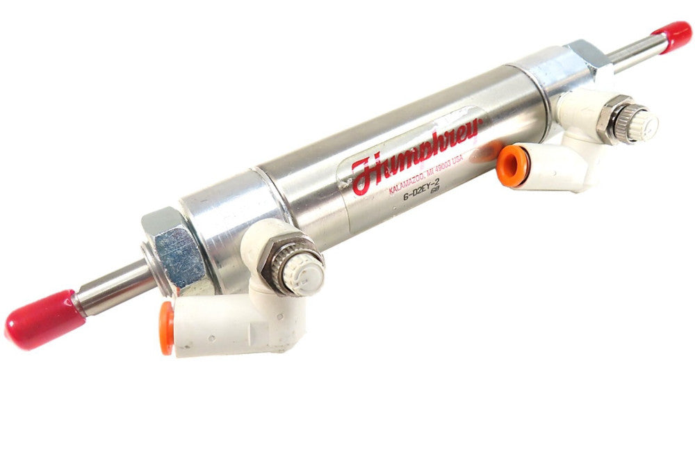 Humphrey 6-D2EY-2 Stainless Steel Pneumatic Double Rod Cylinder NEW NO BOX