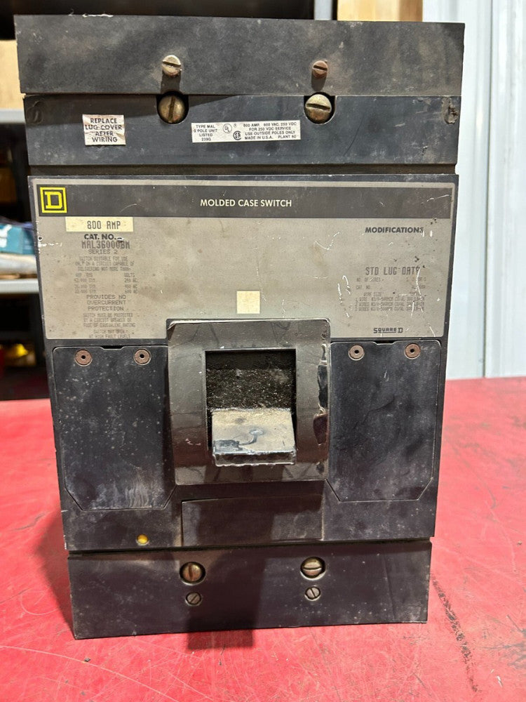 USED Square D Molded Case Switch MAL360008M