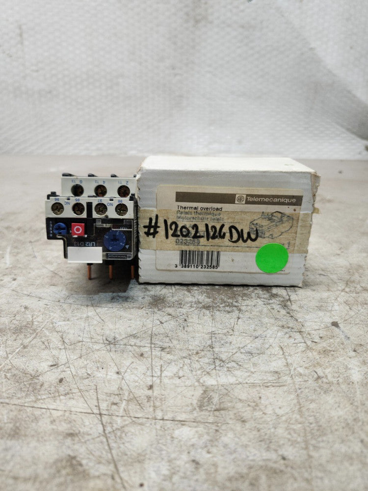 NEW IN BOX TELEMECANIQUE THERMAL OVERLOAD RELAY LR2 D1310