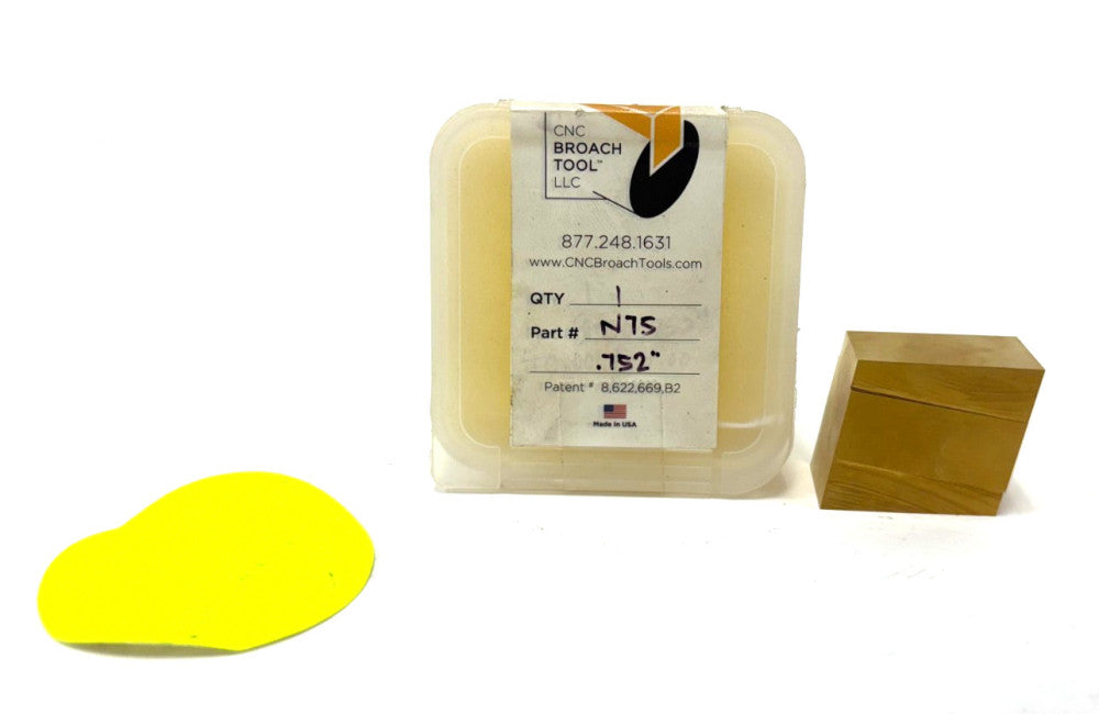 CNC TOOL .752 BROACH INSERT PART: .752