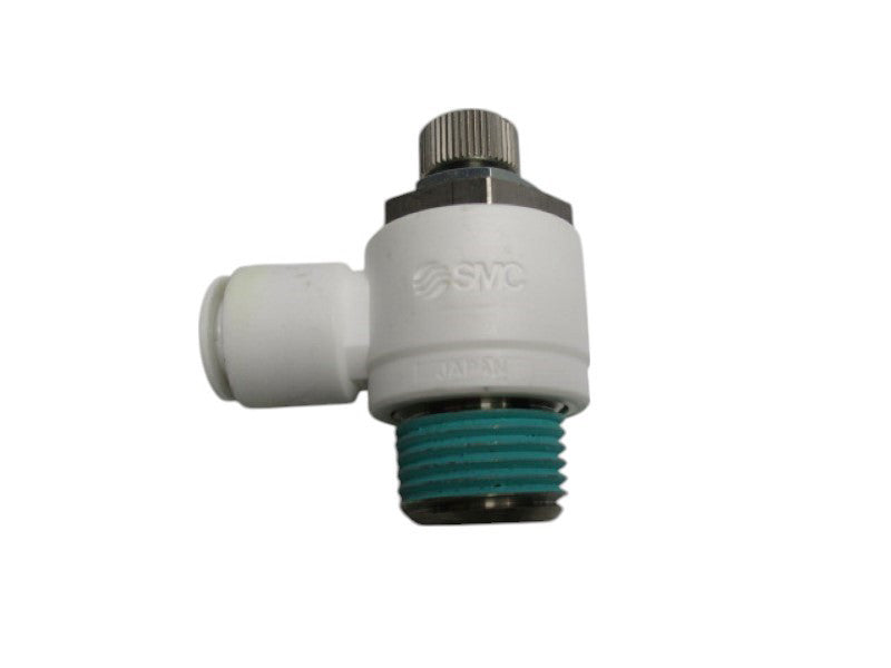 SMC AS4201F FLOW CONTROL VALVE WITH FITTING 10  UNMP