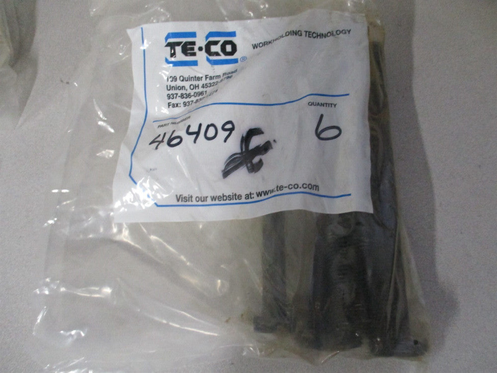 TE-CO (46409) 1/2-13 Carbide Steel Black Oxide Tugger T-Bolts - Lot of 6