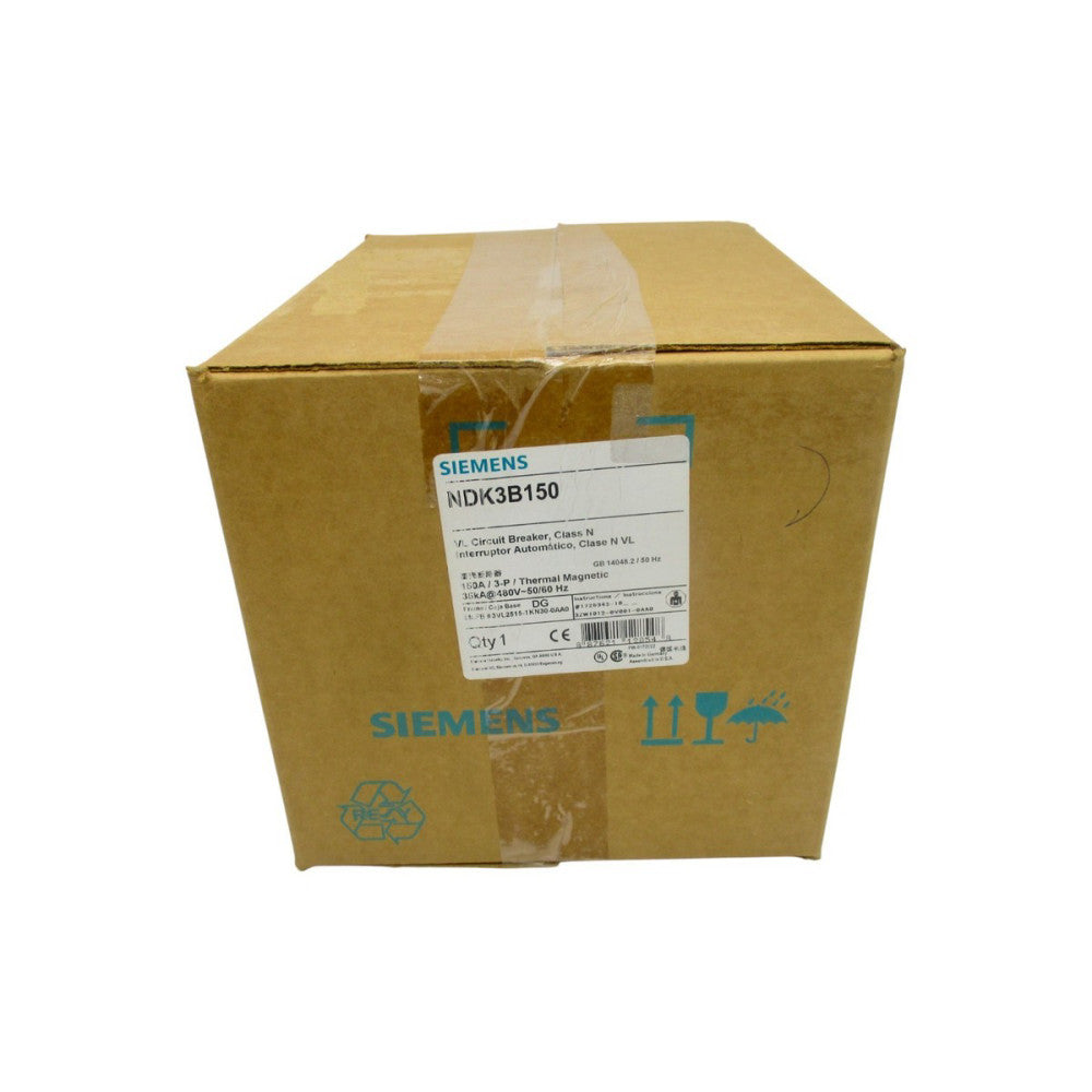 SIEMENS NDK3B150 3VL2515-1KN30-0AA0 480V 150A NSFS