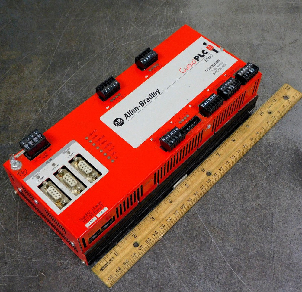 Allen Bradley - 1753-L28BBBM Guard PLC1600 Logix Programmable Safety Module Unit