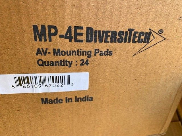 (24) AIR COMPRESSOR ALL RUBBER PADS 4 X 4 X 7/8 TOP QUALITY ANTI VIBRATION PADS