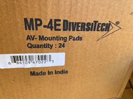 (24) AIR COMPRESSOR ALL RUBBER PADS 4 X 4 X 7/8 TOP QUALITY ANTI VIBRATION PADS