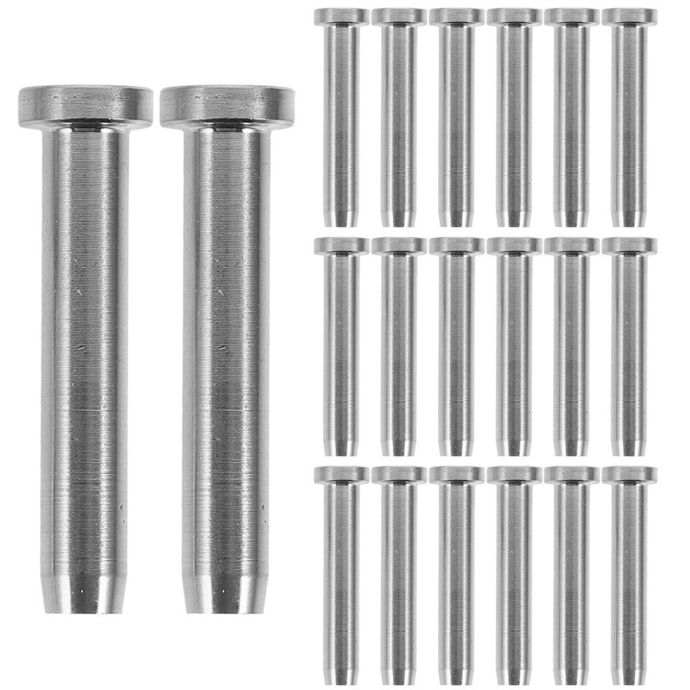  20 Pcs Connector Handrail Fitting Terminal for Wood Stair Cable Railing Kit
