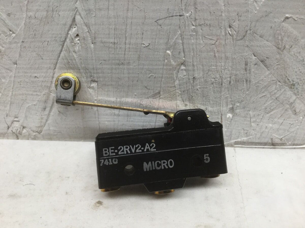 Micro Switch BE-2RV2-A2 Roller Lever Limit Switch 25A 125, 250 or 480 VAC