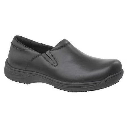 Genuine Grip 470-9.5W 470, Women's Loafer Shoe, 9.5 Wide, Leather, 4 In Height,