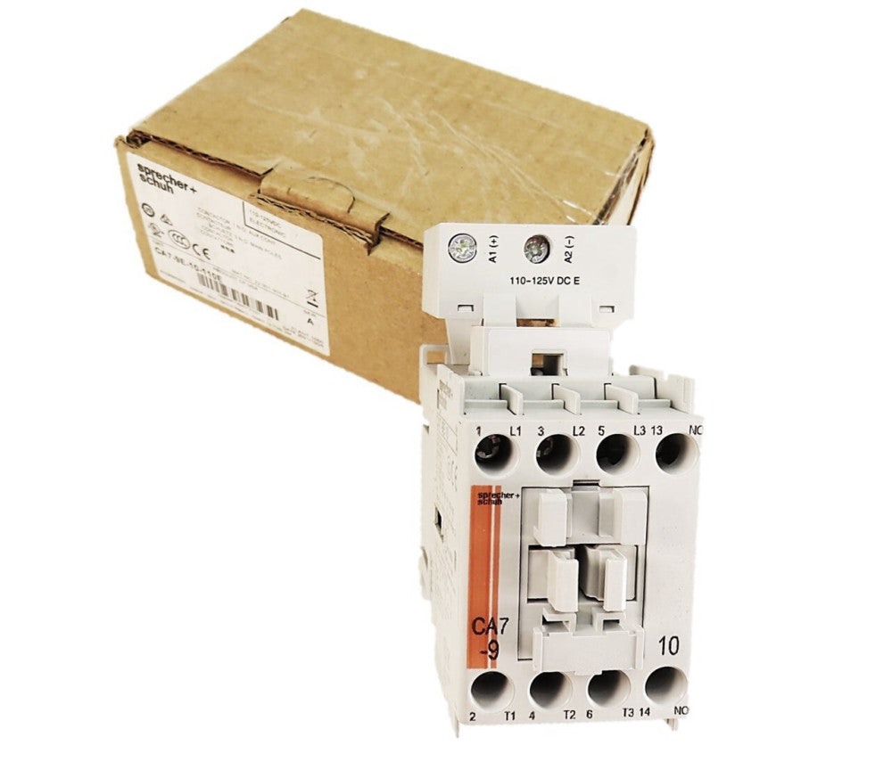 Sprecher + Schuh CA7-9E-10-110E 3P Contactor 32A 600V Max NIB