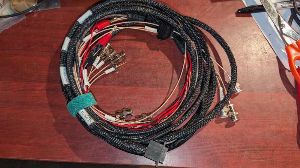 Custom Lab Made High Voltage Wiring Test Assembly / Harness