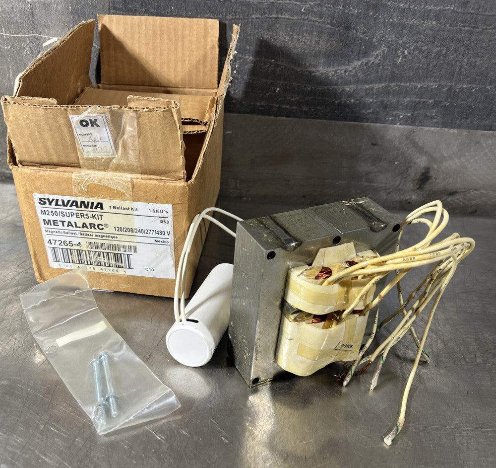 Nos BALLAST KIT FOR SYLVANIA M250/SUPER5-KIT 120/208/240/277/480V 47265-4
