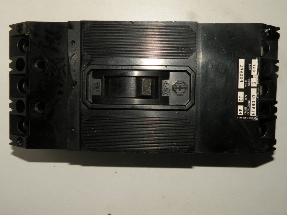 ITE HF3-B040 3 Pole 40 Amp 600 Volt Circuit Breaker Guaranteed!