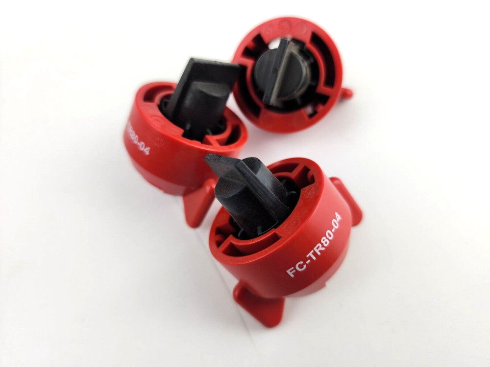 3pcs HyPro Total Range Tapered Flat Fan Nozzle 80 Degree FC-TR80-04