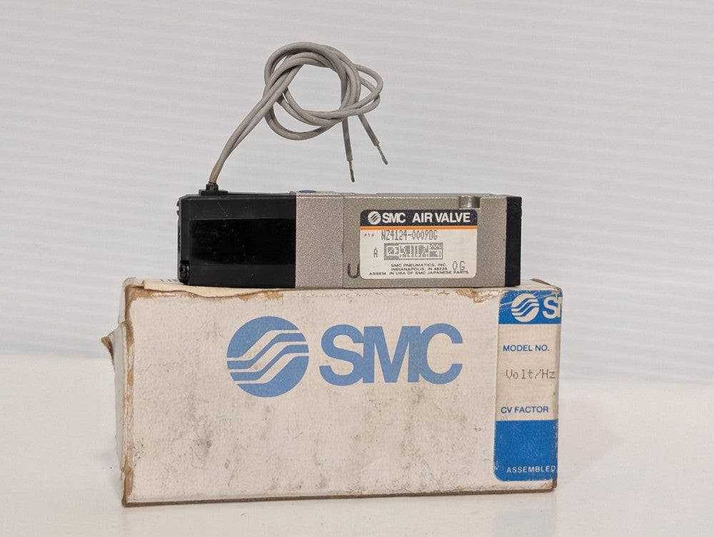 SMC Model NZ4124-0009DG Solenoid Air Valve 2 Position Coil 110VAC