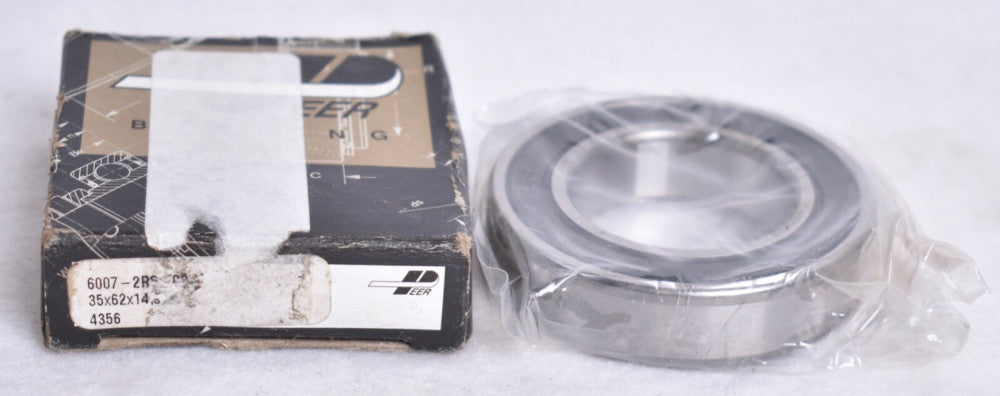 Peer Double Rubber Sealed Steel Ball Bearing  6007-2RS-C3