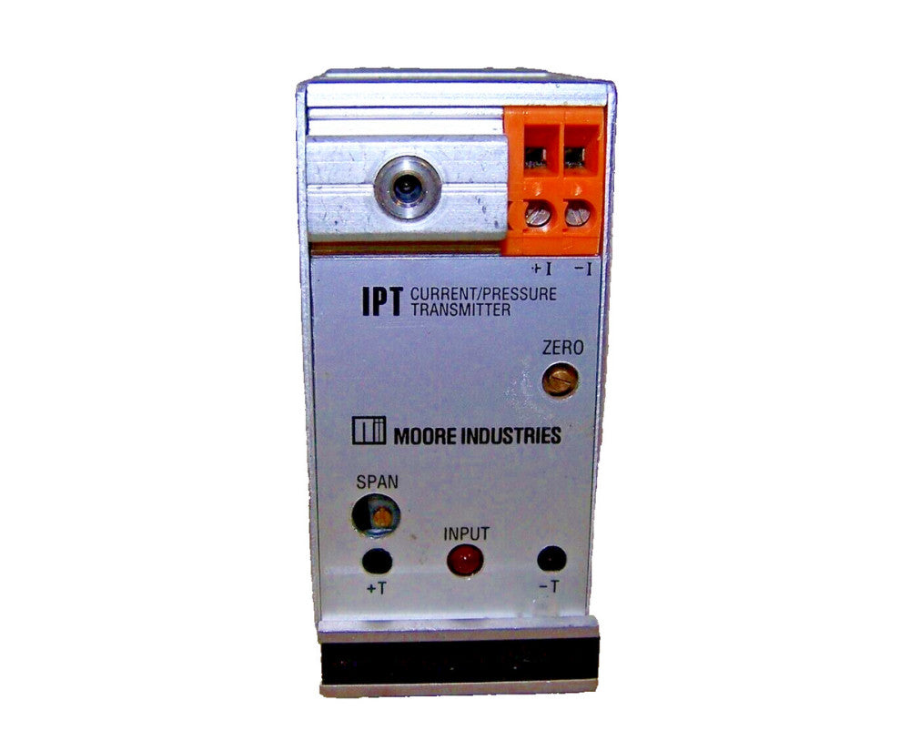 MOORE INDUSTRIES IPT CURRENT/PRESSURE TRANSMITTER IPT/4-20MA/3-15PSIG/20PSI-FAB-