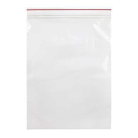 Minigrip Mgrl2p0912 Reclosable Bag, Zip Seal, 12 In L, 9 In W, 2 Mil Thick, Low