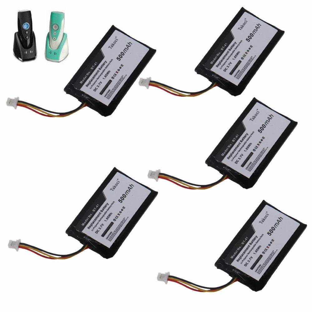 (5pcs) Replacement 128004100 BT-41 RBP-DBT6X Battery for Data-Logic RBP-6400,...