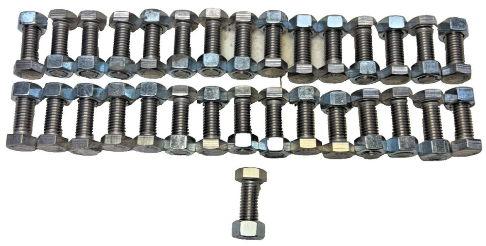 HEX HEAD CAP SCREW WITH HEX NUT SIZE 1/2IN-13X1-3/4IN 31 SETS ASTM F593