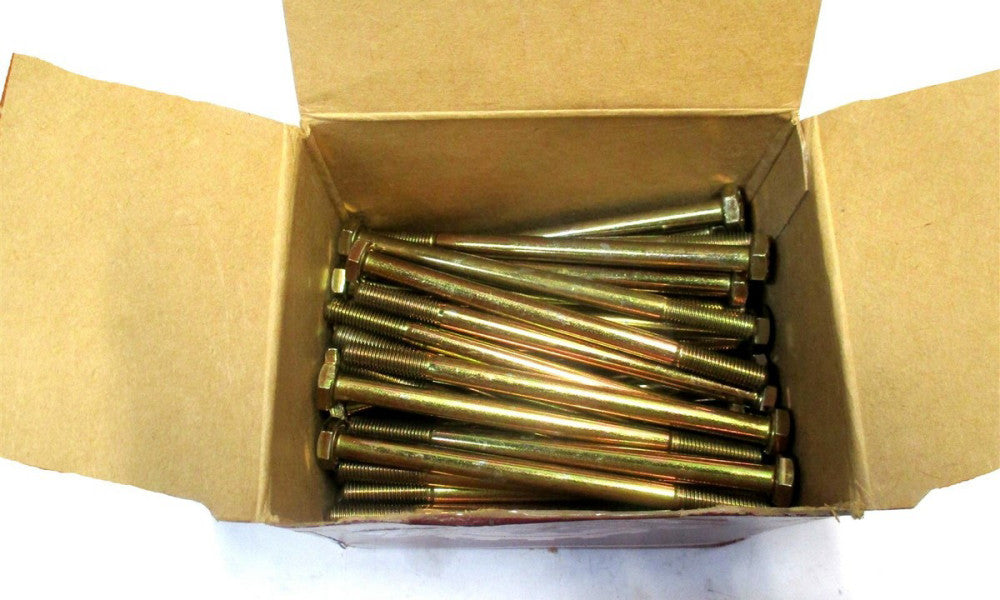 Hodell-Natco (91366) 1/4-28 UNF 4" OAL 7/16" Hex Hex Head Cap Screw - Lot of 44