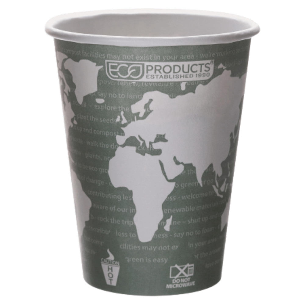 Eco-products Ep-bhc12-wa 12 Oz World Art Hot Cup Case Of 1,000)