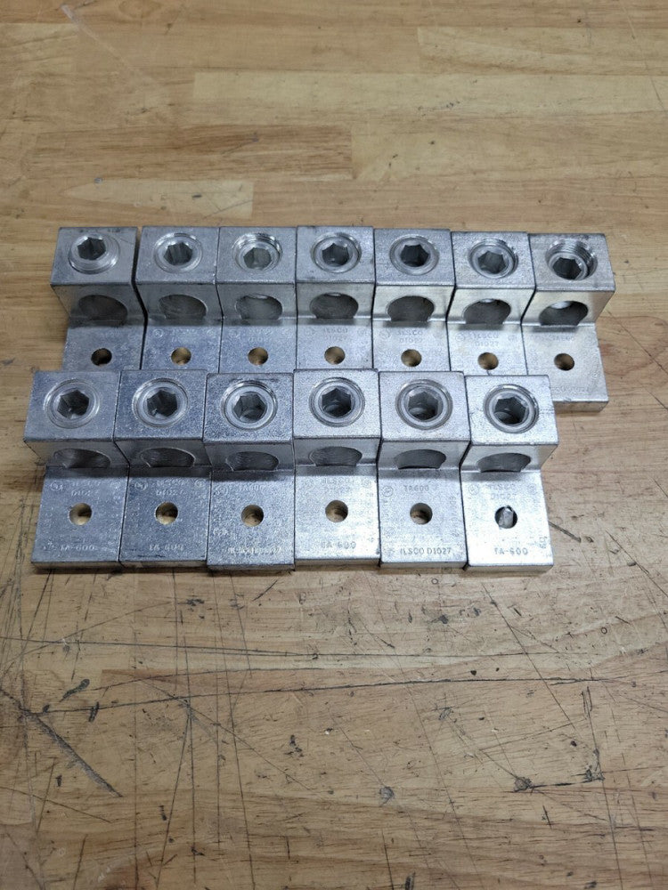 Ilsco D1027 Aluminum Mechanical Lug TA600 600MCM LOT OF 13