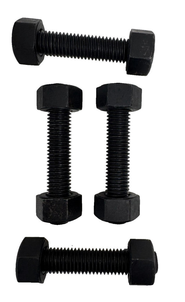 5/8"-11X 3 1/2" GRADE B7 FULL THREAD STUD BOLT W/ GRADE 2H HEX NUTS *LOT OF 4*