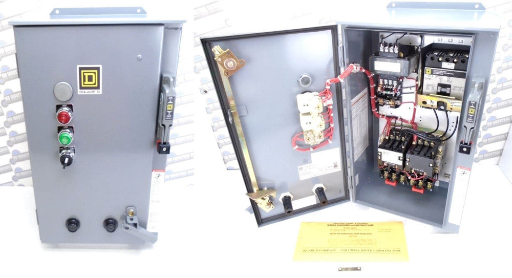 SQUARE-D - 8810SCO4S - 2 Speed Combo Motor Starter - 3P 200/230/460/575 7.5/10HP
