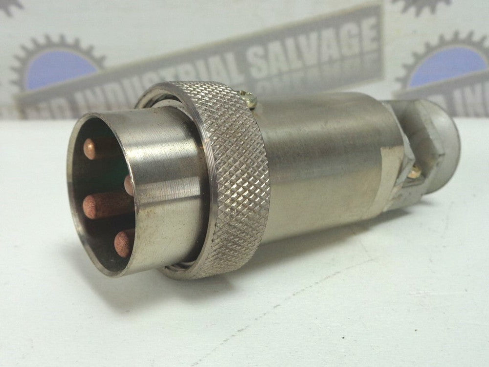 HEAVY DUTY - STAINLESS STEEL - 4 WIRE - CONNECTOR - (NEW) - (MALE END)
